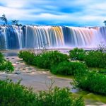 Cascade et chute d'eau vietnam