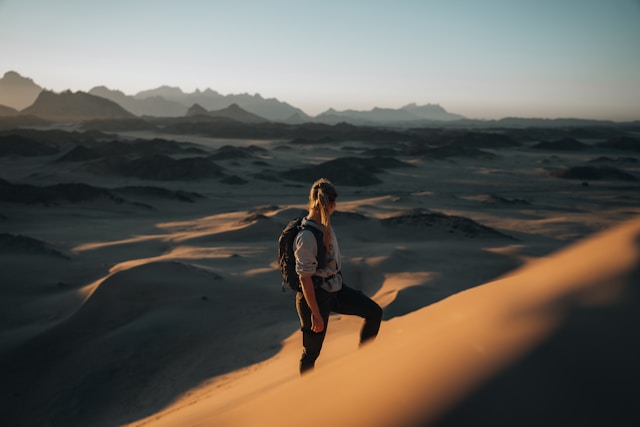 randonnée en dunes